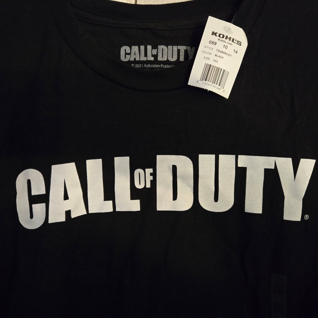 New Call Of Duty Tshirt New Call Of Duty Tshirt